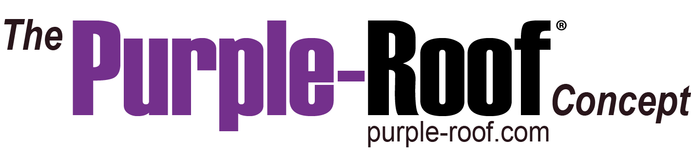 Purple-Roof concept logo
